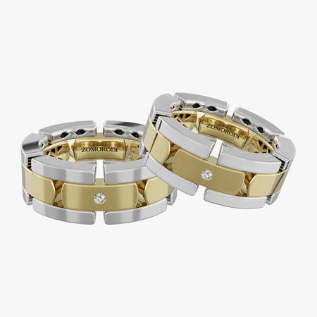 Soren Diamond Matching Wedding Rings